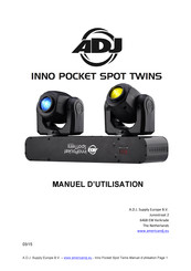 ADJ Inno Pocket Spot Twins Manuel D'utilisation