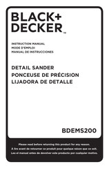 Black & Decker BDEMS200 Mode D'emploi