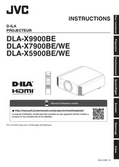 JVC DLA-X7900BE Instructions