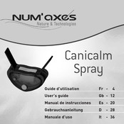 Num'axes CANICALM Spray Guide D'utilisation