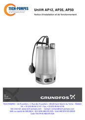 Grundfos Unilift CC 5 Manuel D'installation Et De Fonctionnement