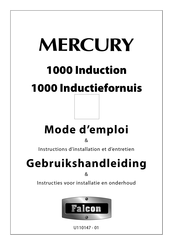 Falcon Mercury 1000 Induction Mode D'emploi & Instructions D'installation