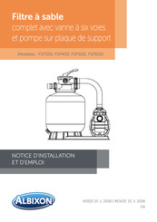 Albixon FSP450 Notice D'installation Et D'emploi