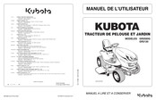 Kubota GR2020G Manuel De L'utilisateur