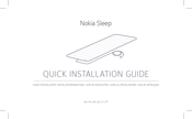 Nokia Sleep Guide D'installation