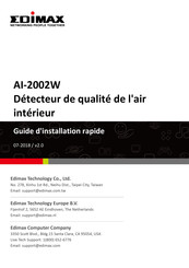 Edimax Technology AI-2002W Guide D'installation Rapide