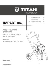 Titan Impact 1040 Mode D'emploi