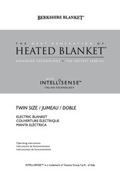 Berkshire Blanket JUMEAU Instructions De Fonctionnement