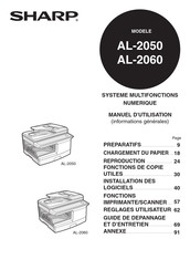 Sharp AL-2050 Manuel D'utilisation
