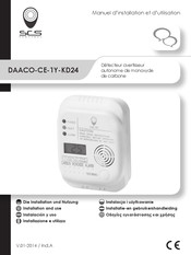 SCS Sentinel DAACO-CE-1Y-KD24 Manuel D'installation Et D'utilisation