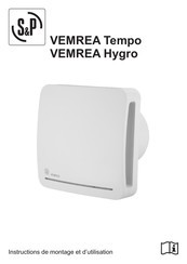 S&P VEMREA Tempo Instructions De Montage Et D'utilisation
