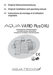 aqua technix AQUA VARIO Plus OKU Instructions De Montage Et D'utilisation