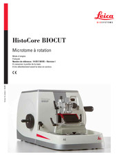 Leica BIOSYSTEMS HistoCore BIOCUT Mode D'emploi