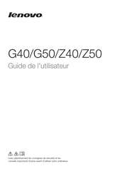 Lenovo G40-80 Guide De L'utilisateur