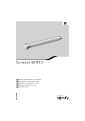 SOMFY Sonesse 50 RTS Notice D'installation Et D'utilisation Succincte