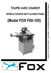 Fox F60-105 Notice D'utilisation