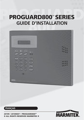 Marmitek PROGUARD800 Série Guide D'installation