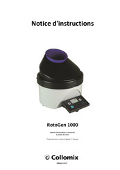 Collomix RotoGen 1000 Notice D'instructions