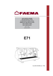 Faema E71 Utilisation Et Installation