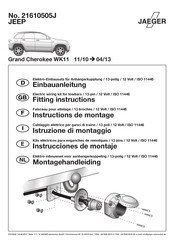 Jaeger 21610505J Instructions De Montage