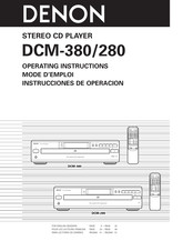 Denon DCM-380 Mode D'emploi