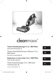 Cleanmaxx VC-S1001 Mode D'emploi