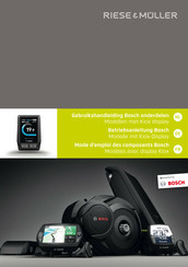 Bosch Performance Line Mode D'emploi