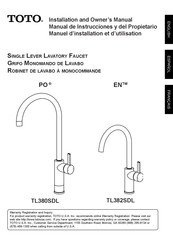 Toto EN TL382SDL Manuel D'installation Et D'utilisation