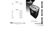 Fellowes DM12Ct Mode D'emploi