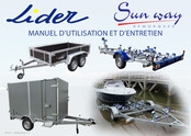 Liders Sun way Série Manuel D'utilisation Et D'entretien