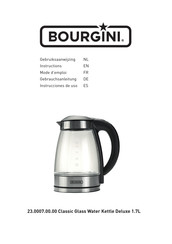 Bourgini Classic Deluxe 1.7 Mode D'emploi