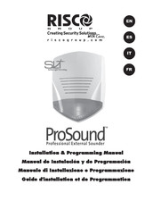 RISCO Group ProSound 200P Guide D'installation Et De Programmation