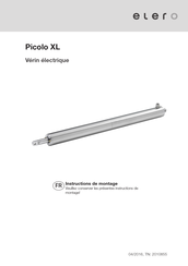elero Picolo XL Instructions De Montage