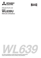 Mitsubishi Electric WL639U Manuel Utilisateur