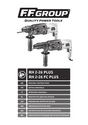 F.F. Group RH 2-26 FC PLUS Notice Originale