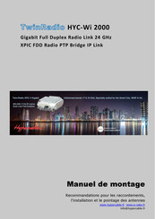 Hypercable TwinRadio HYC-Wi 2000 Manuel De Montage