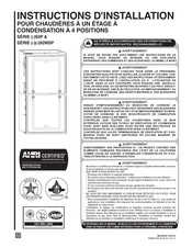 CSA 92P Série Instructions D'installation