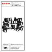 Toshiba STRATA CIX DP5000 Série Guide De Référence