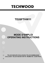 TECHWOOD TD26FTHW11 Mode D'emploi