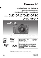 Panasonic Lumix DMC-GF2W Mode D'emploi De Base