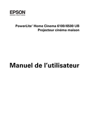 Epson PowerLite Home Cinema 6100 Manuel De L'utilisateur