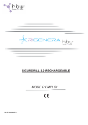 hbw Rigenera SICURDRILL 2.0 RECHARGEABLE Mode D'emploi