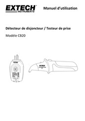 Extech Instruments CB20 Manuel D'utilisation