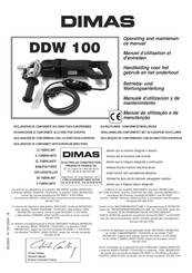 Dimas DDW 100 Manuel D'utilisation Et D'entretien