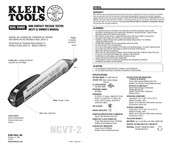 Klein Tools NCVT-2 Mode D'emploi