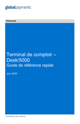 Global Payments Desk 5000 Guide De Référence Rapide