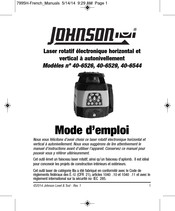 Johnson Level & Tool 40-6529 Mode D'emploi