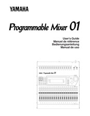 Yamaha Programmable Mixer 01 Manuel De Référence