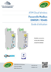 ATIM LoRaWAN Modbus ACW/LW8-DINRSM Guide D'utilisation