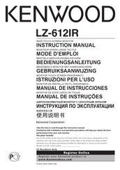 Kenwood LZ-612IR Mode D'emploi